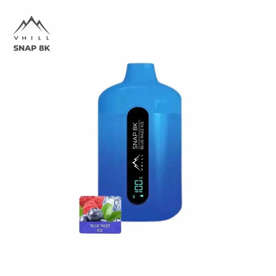 Vhill Snap 8K Vape bluu razz ice