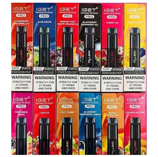 iGET PRO all flavours