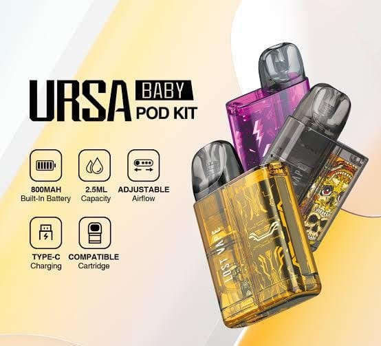 Lost Vape Ursa Baby Pod Kit Features