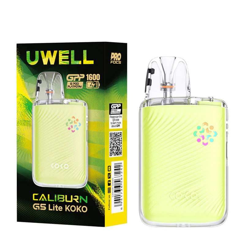 Uwell Caliburn G5 Koko Lite 35W Pod System - packaging content