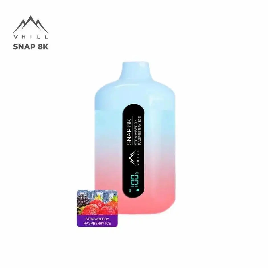 Vhill Snap 8K Vape strawberry raspberry ice