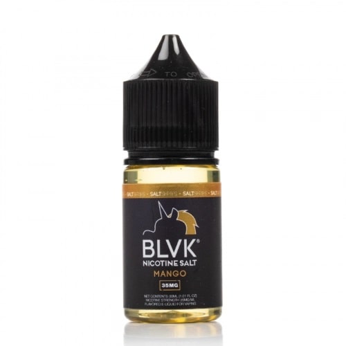 BLVK Unicorn Nicotine Salt - Mango Bottle