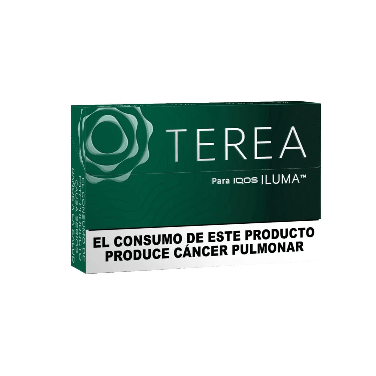 Terea black green pack for IQOS ILUMA with green and white design on a white background