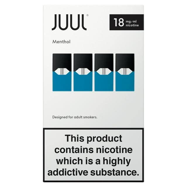 juul pods menthol 18mg