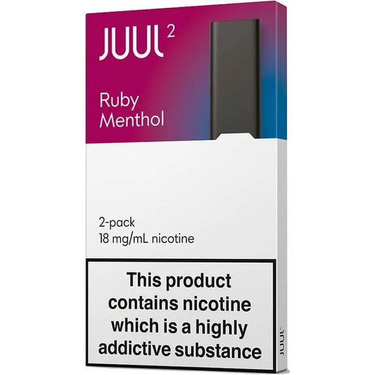 JUUL2 Ruby Menthol Pods Front