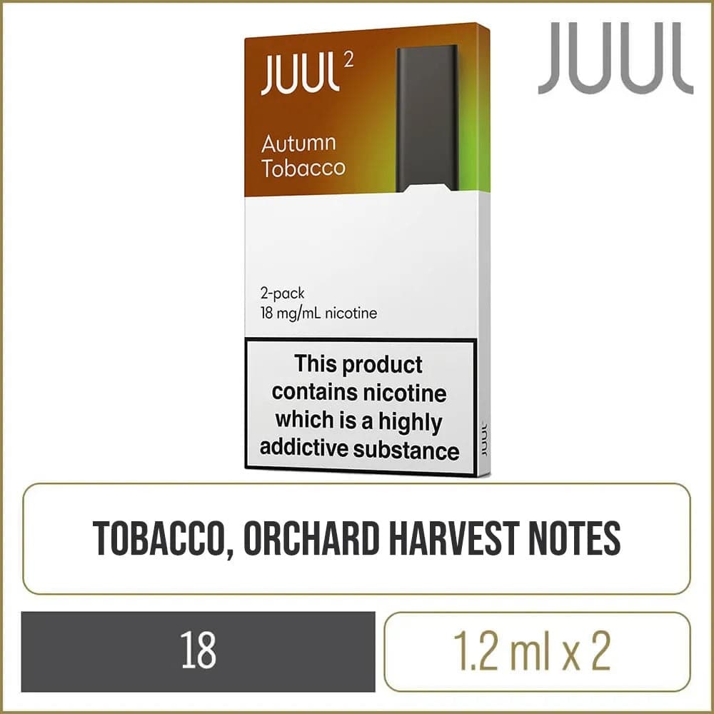 Buy JUUL2 Autumn Tobacco Pods (2 Pods) Vape Stars Buy JUUL2 Autumn Tobacco Pods (2 Pods) Vape Stars