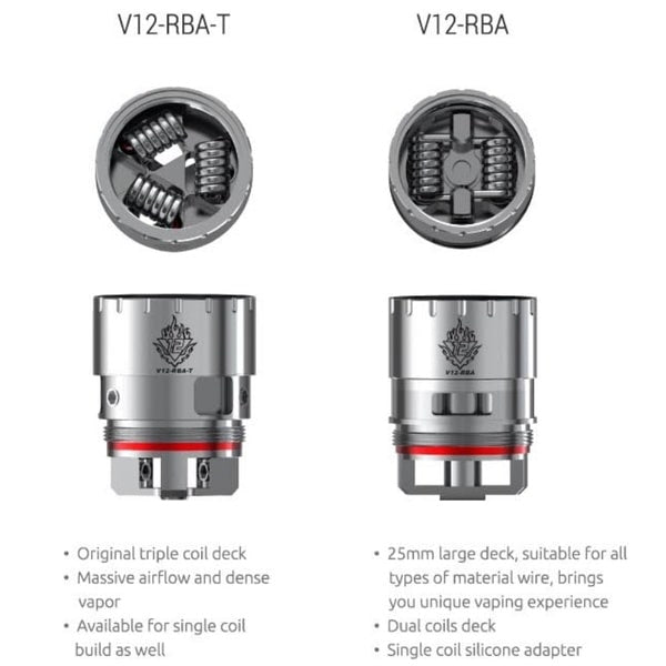 SMOK V12 RBA T Replacement Coils