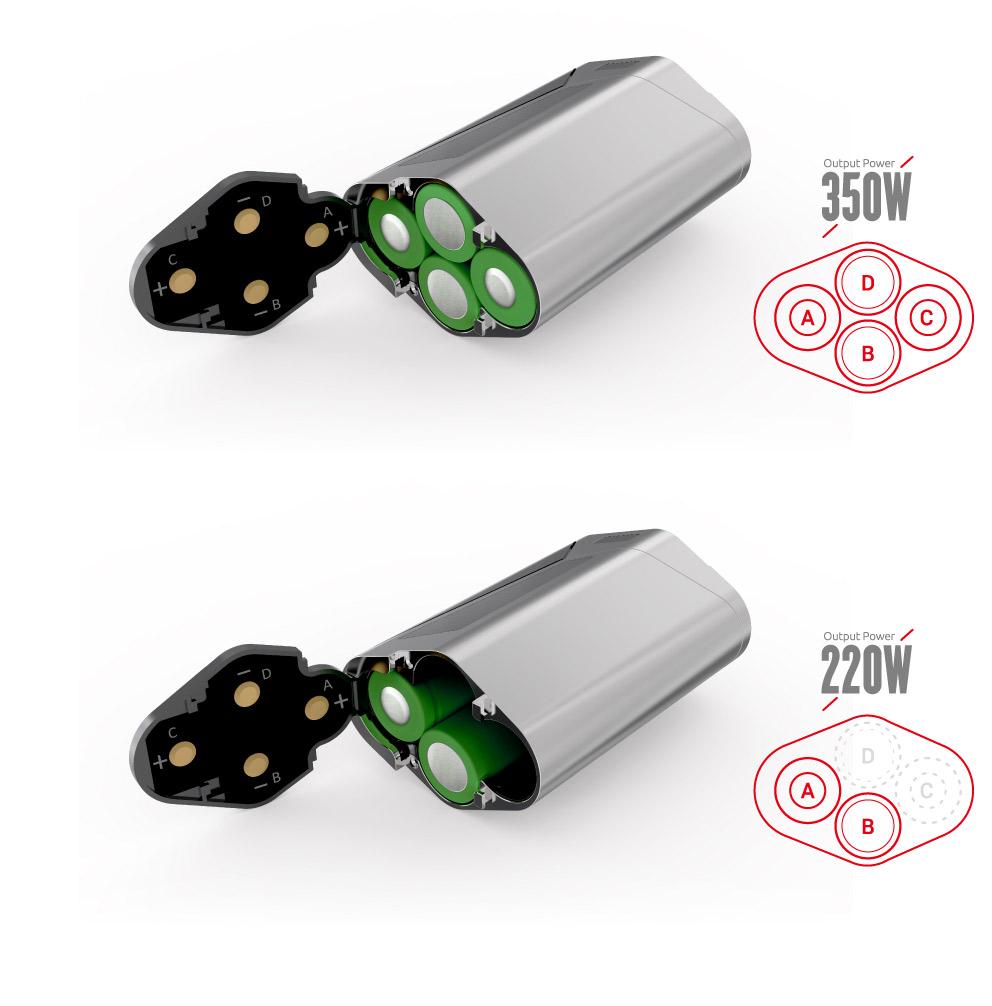 SMOK GX 350W TC Vape Starter Kit Battery