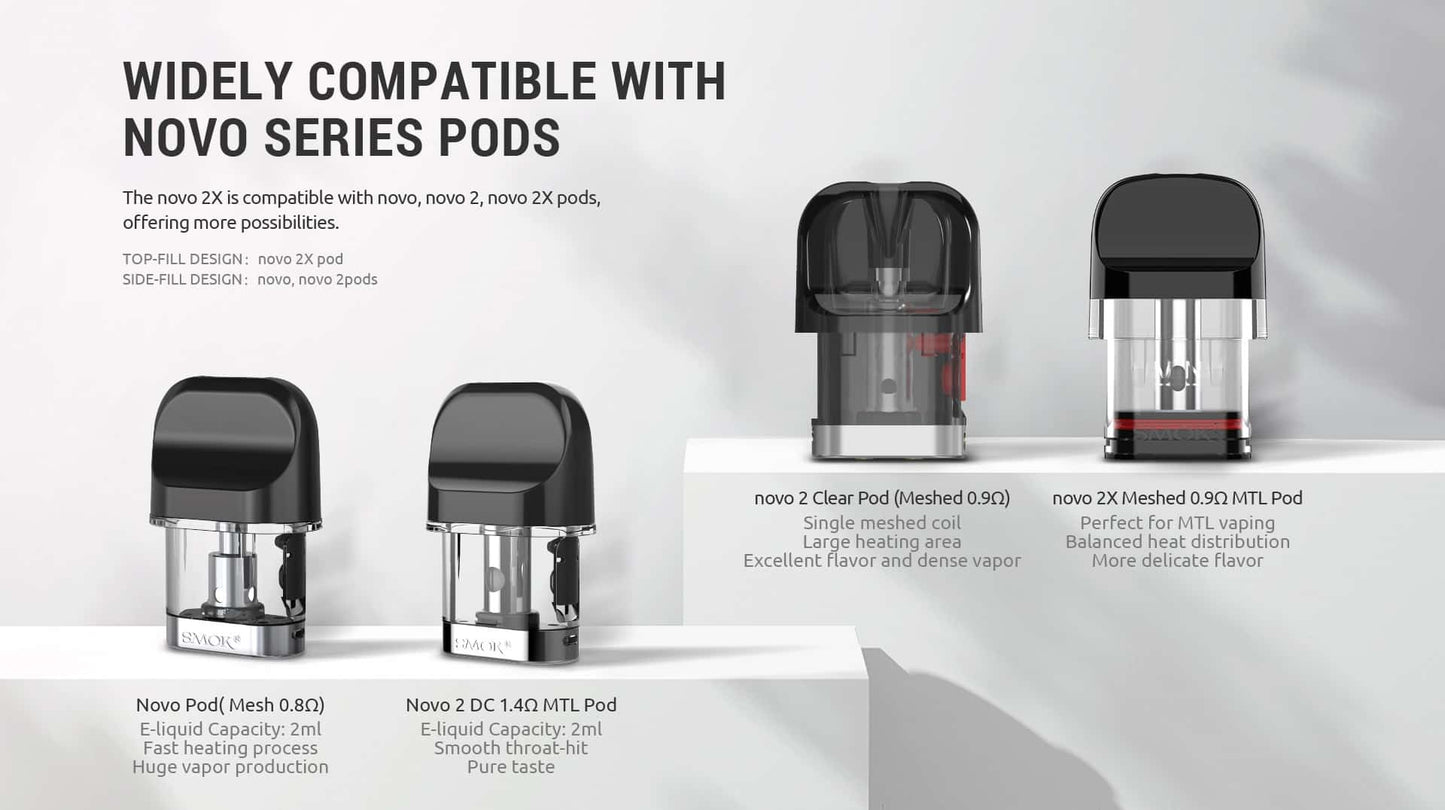 Smok Novo 2X Replacement Pods