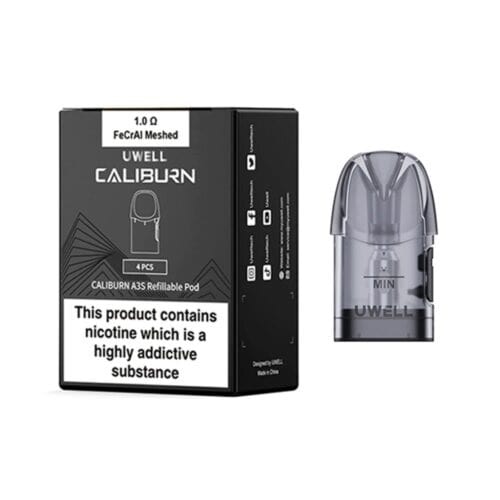 Caliburn A3S Replacement Pods 1.0 ohm