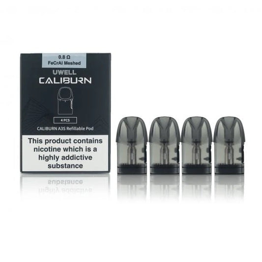 Caliburn A3S Replacement Pods 0.8ohm