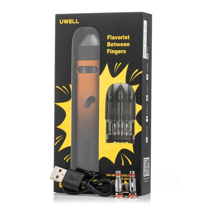 Uwell Caliburn Explorer 32W Pod System - packaging content