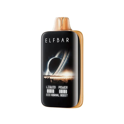 Elf Bar vaping device with a scenic design on a white background