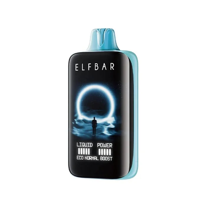 Elf Bar moon night vape device with a black and blue design on a white background