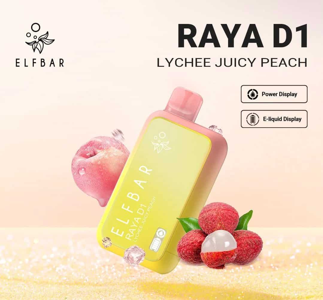 Elfbar Raya D1 Lychee Juicy Peach