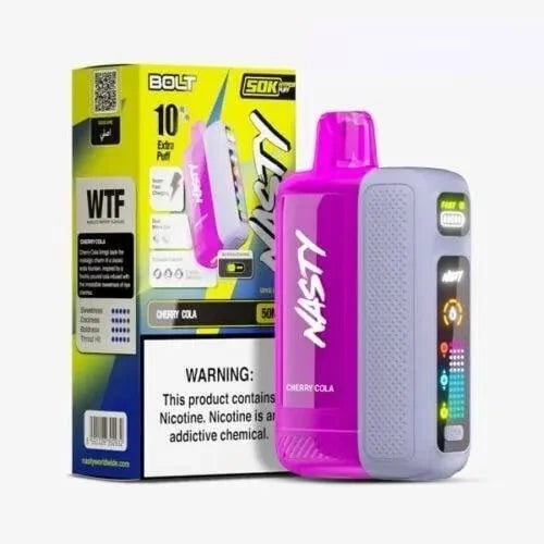 Nasty BOLT 50k Vape cherry cola flavour