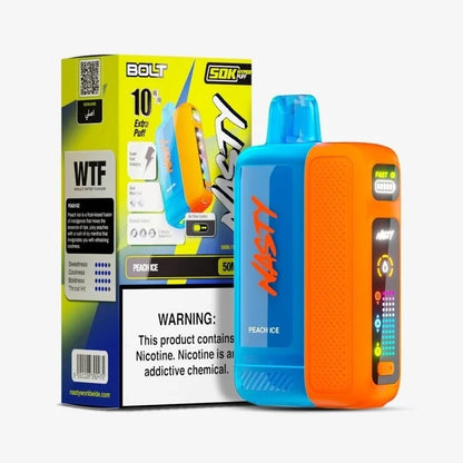 Nasty BOLT 50k Vape peach ice flavour