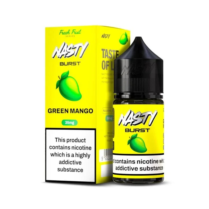 Nasty Burst - Green Mango Nic Salt packaging