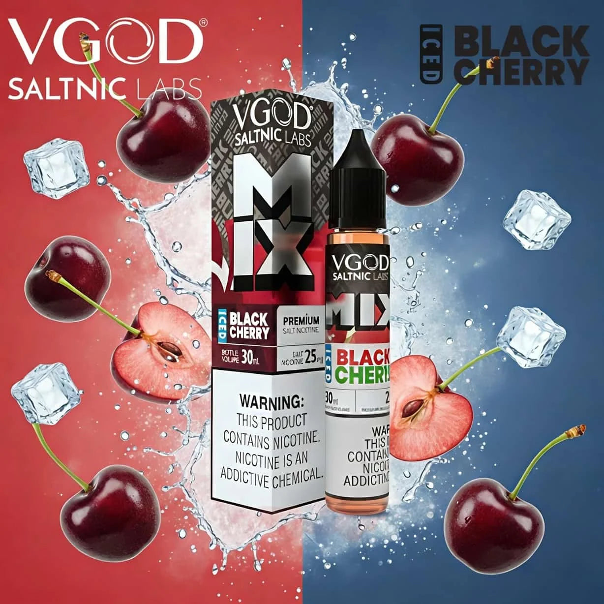 VGOD Nicotine Salt - Iced Black Cherry