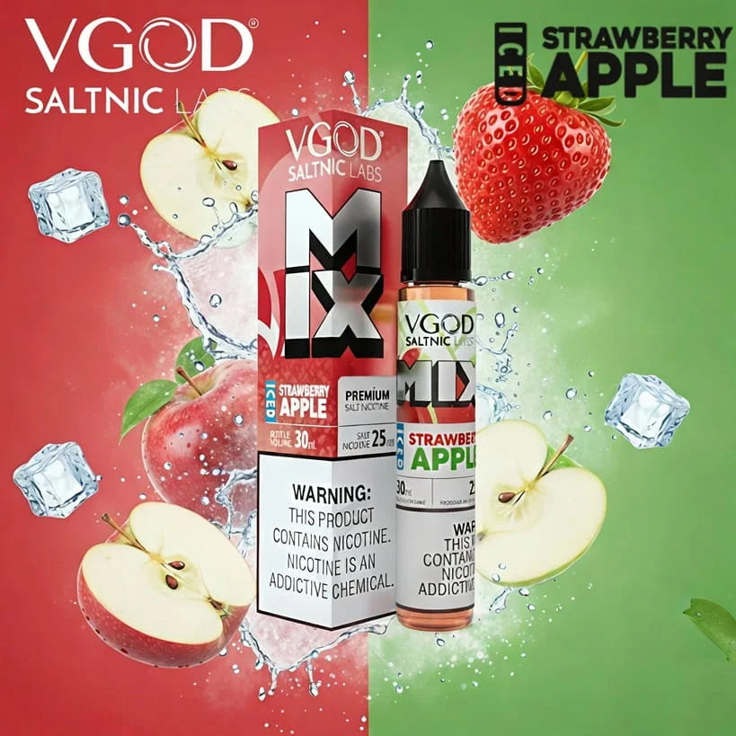 VGOD Nicotine Salt - Iced Strawberry Apple