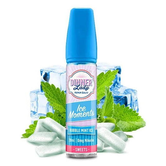 Dinner Lady Ice Moments E Liquid - Blue Mint