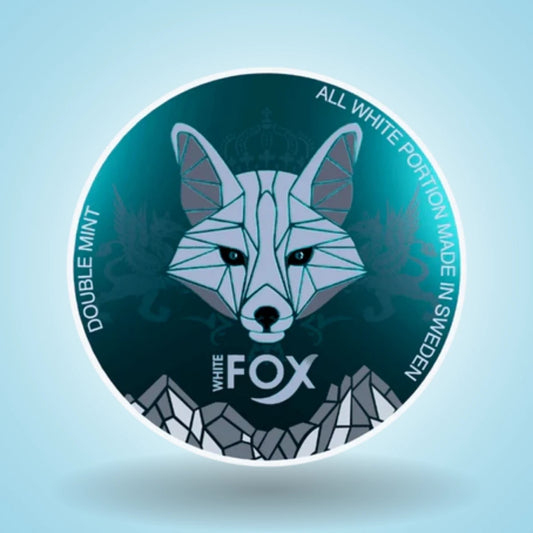 White fox nicotine pouches - double mint