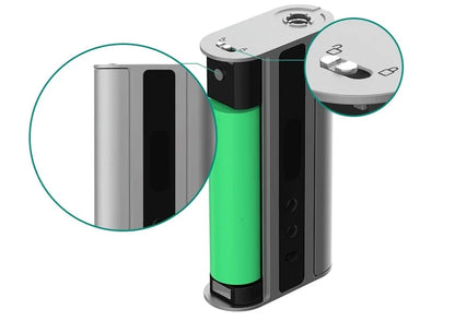 Eleaf iStick 100W Box Mod - opened battery area