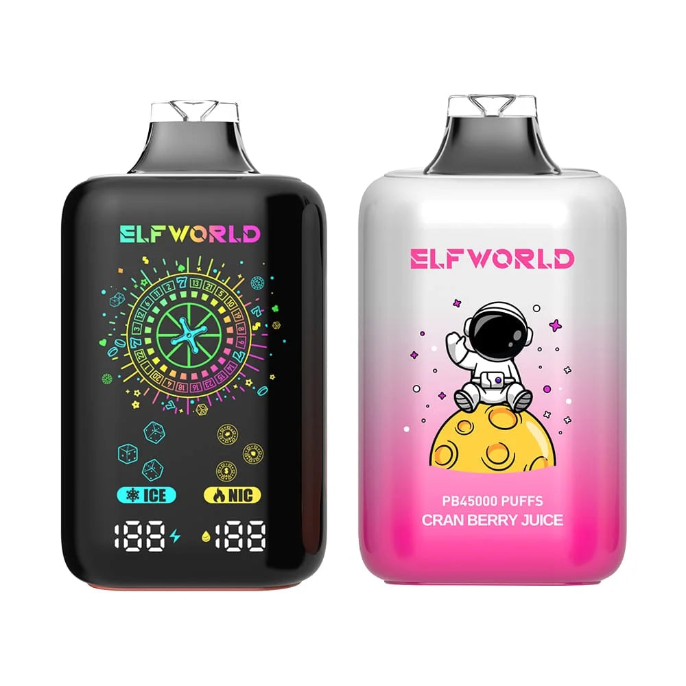 elfworld pb45000 cranberry juice - front and back