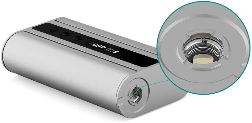 Eleaf iStick 100W Box Mod - tank screw area closeup