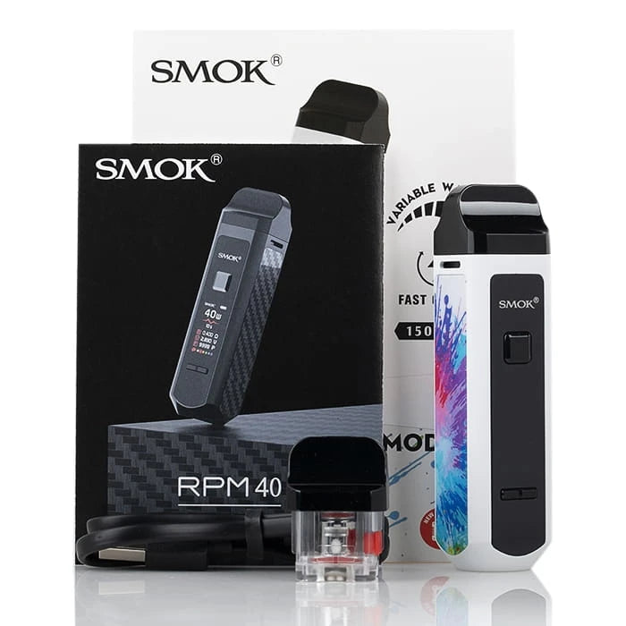 SMOK RPM 40 Pod vape - packaging content