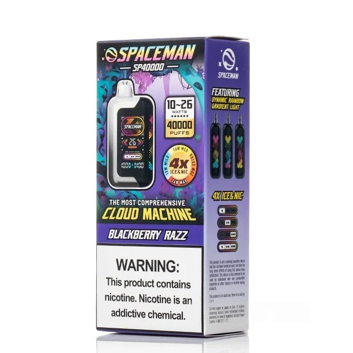Spaceman SP40000 Vape box packaging