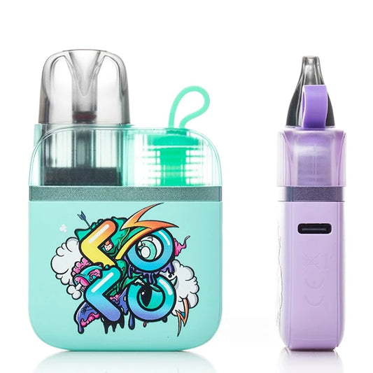 Uwelll caliburn g3 lite koko vape - frint and side view