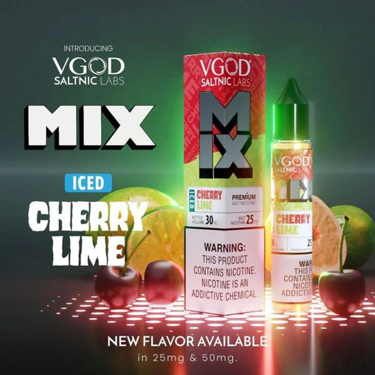 VGOD Nicotine Salt - Iced Cherry Lime creative