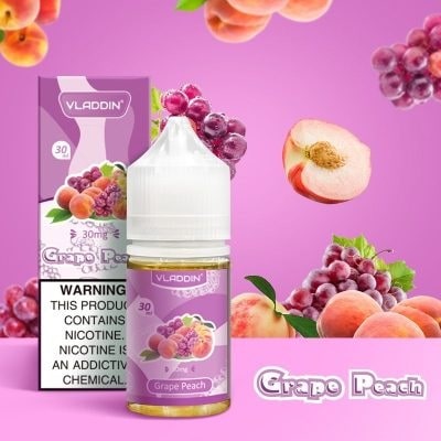 Vladdin Nic Salt Grape Peach