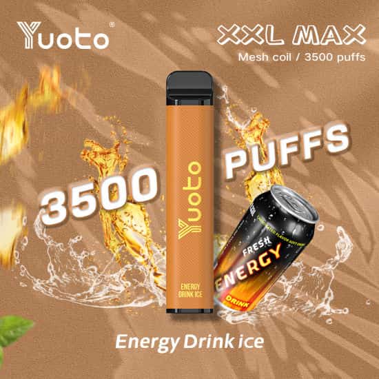 Yuoto XXL MAX Vape energy drink ice